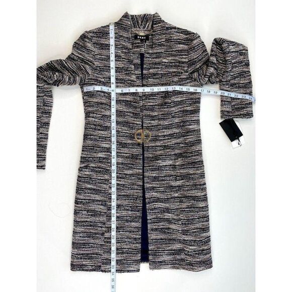 DKNY Blazer Jacket Long 0 XS Notched Lapel‎ - Picture 6 of 12